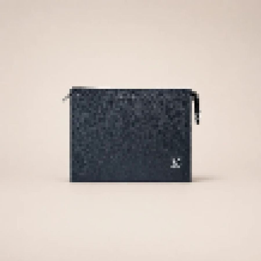 Men’s Slim Zip Pouch, Modern Clutch Wallet for Travel, Work and Everyday Carry
