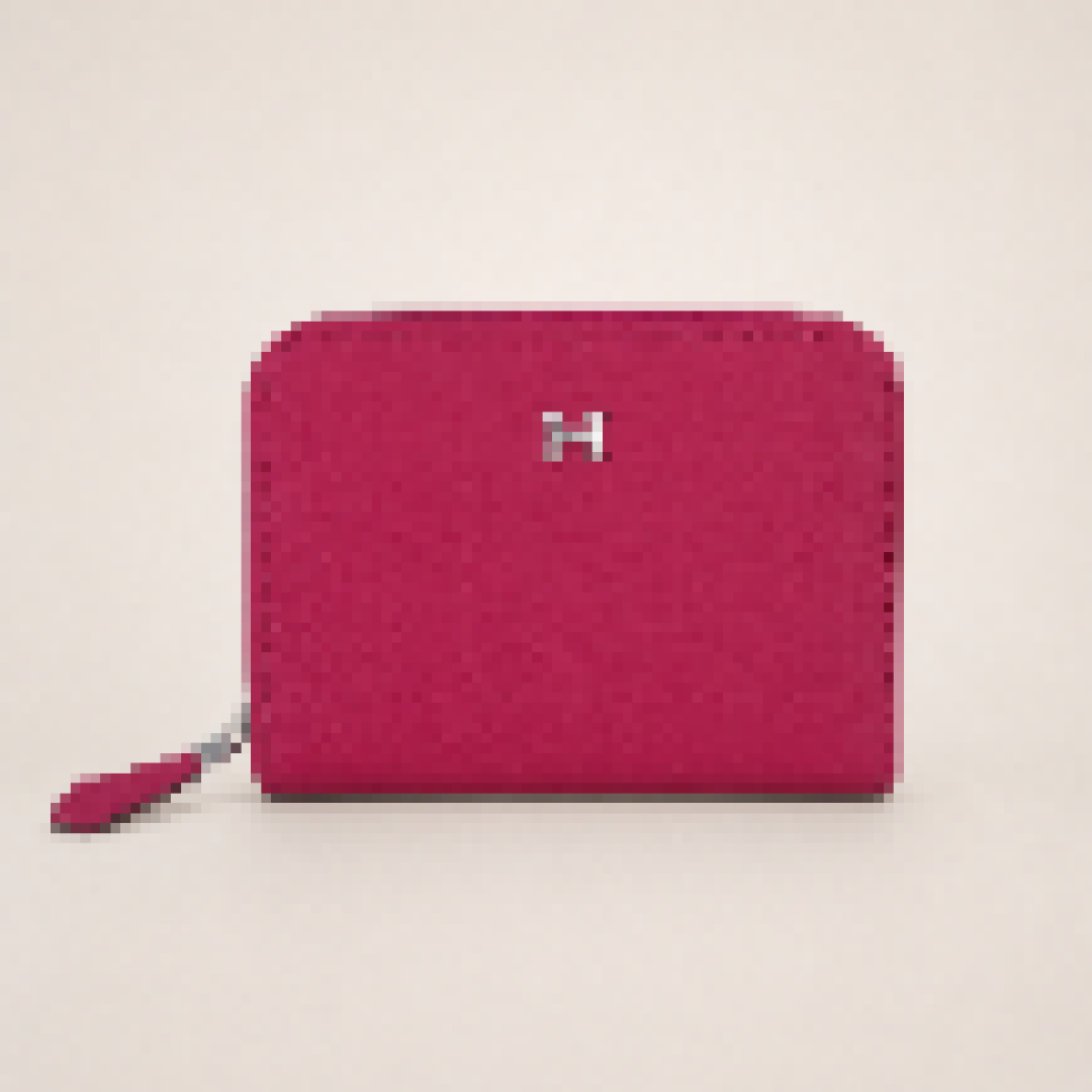 Minimalist Card Wallet with Zipper Closure for Daily Use