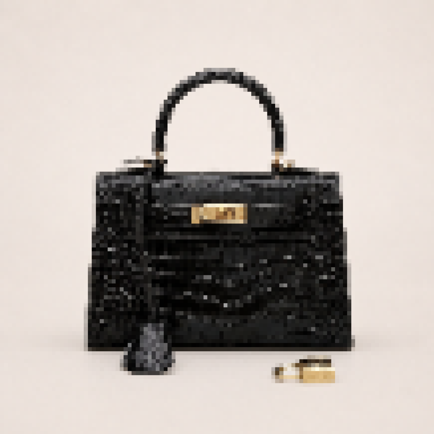 Structured Top Handle Satchel Crossbody Bag with Adjustable Strap for Daily Carry