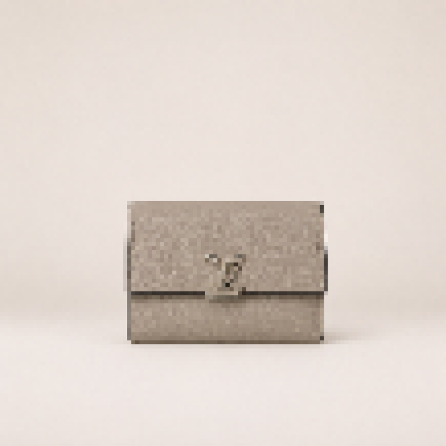 Minimalist Textured Leather Wallet Clutch for Women – Elegant Compact Card Holder Purse for Everyday Essentials