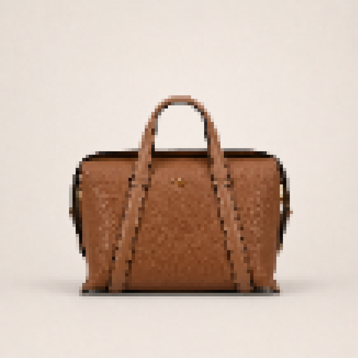 Structured Boston Satchel with Top Handle and Adjustable Strap for Everyday Use