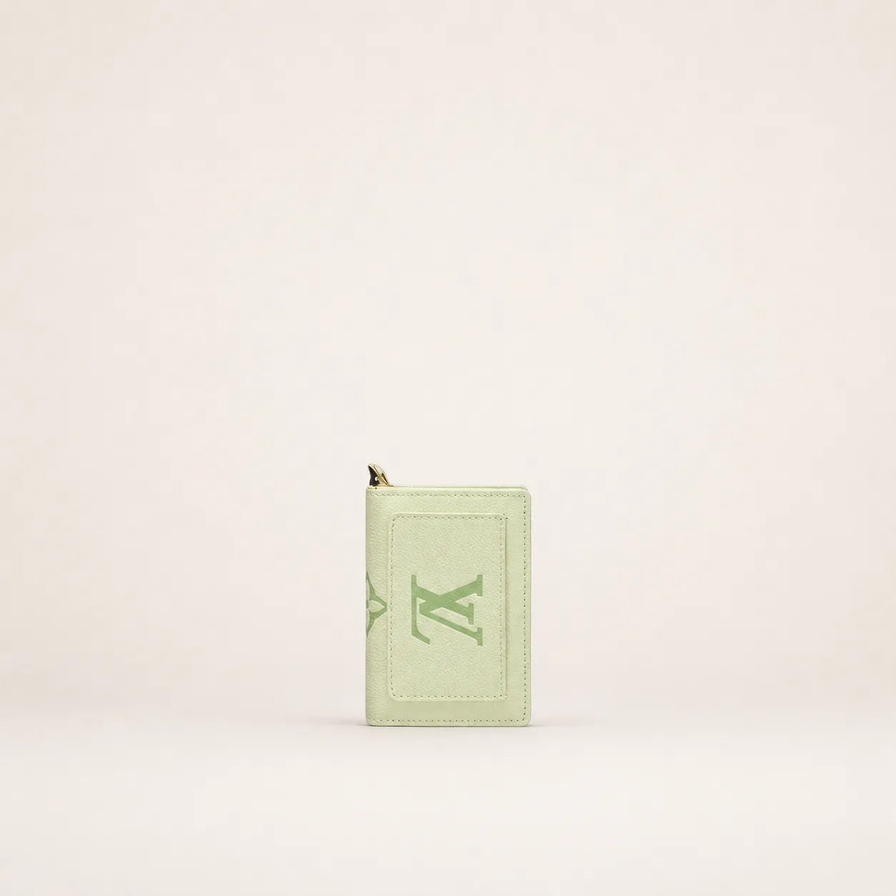 Minimalist Leather Mini Wallet with Zip Pocket & Compact Card Holder for Women