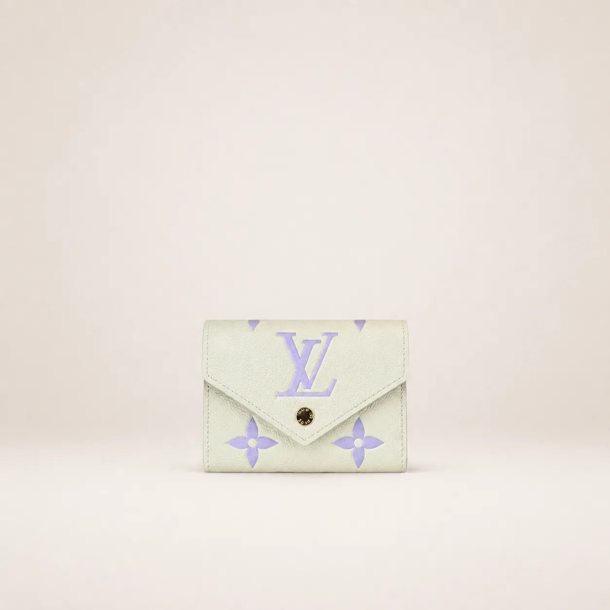 Pastel Mini Leather Wallet for Women – Compact Foldable Card Holder with Elegant Design