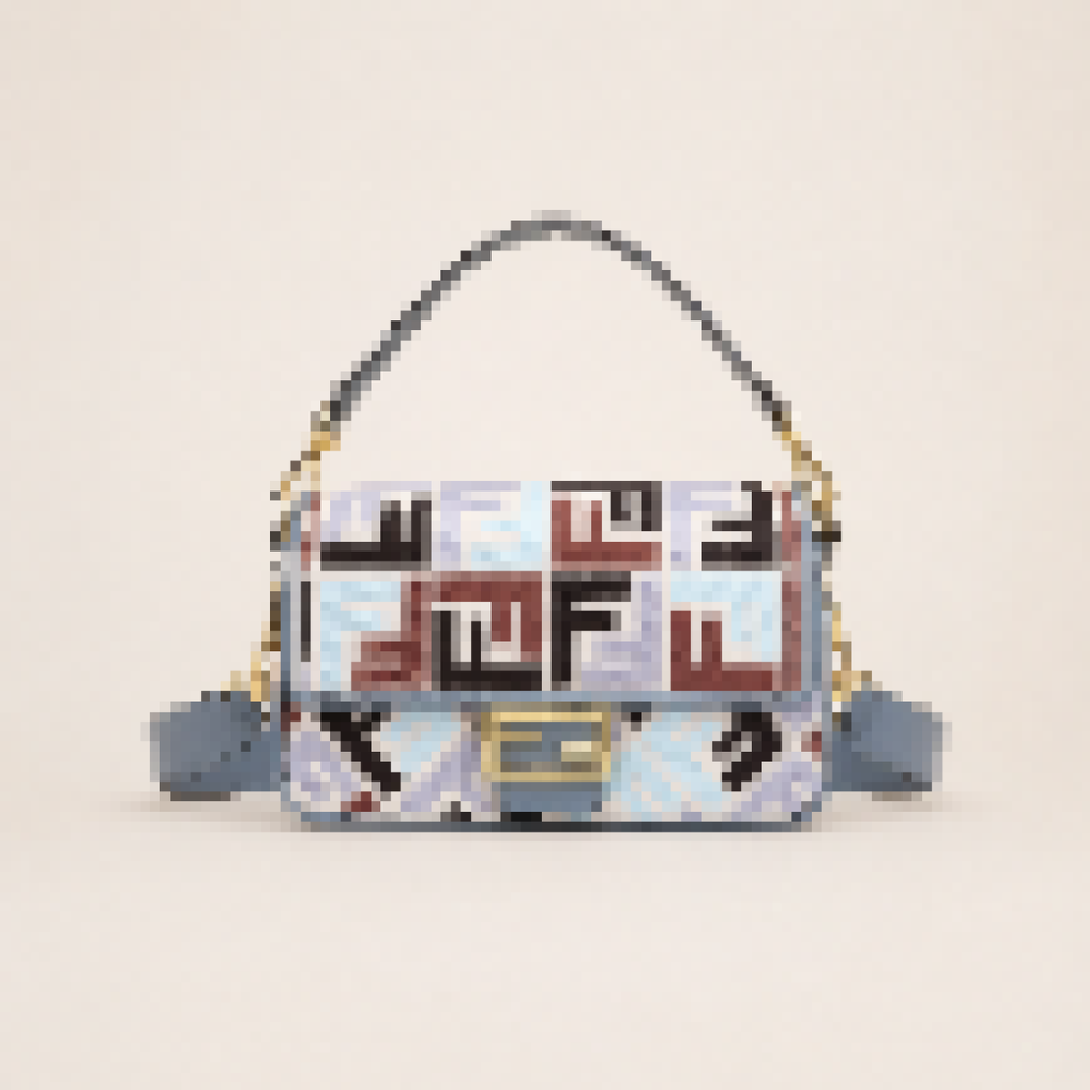 Structured Baguette Shoulder Bag with Detachable Strap for Everyday Use