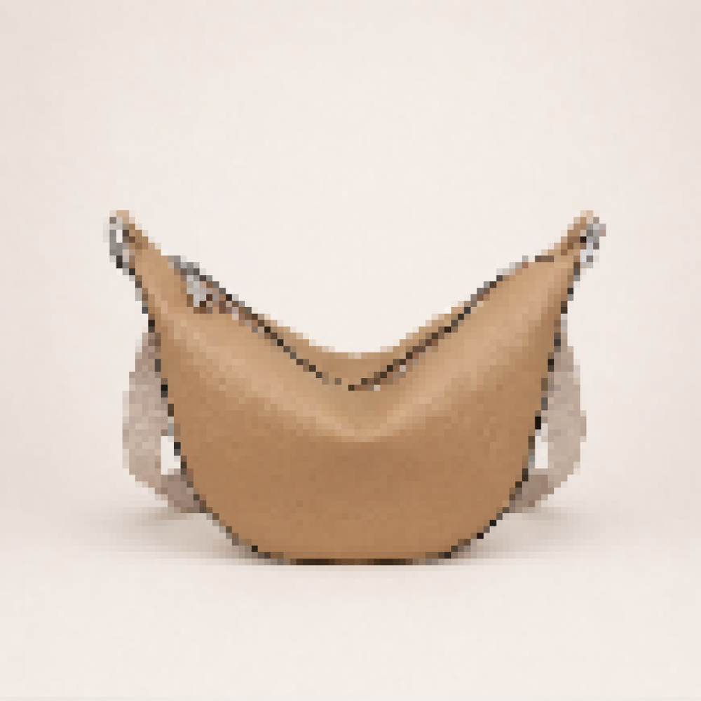 Minimalist Crescent Shoulder Bag with Adjustable Strap for Everyday Use
