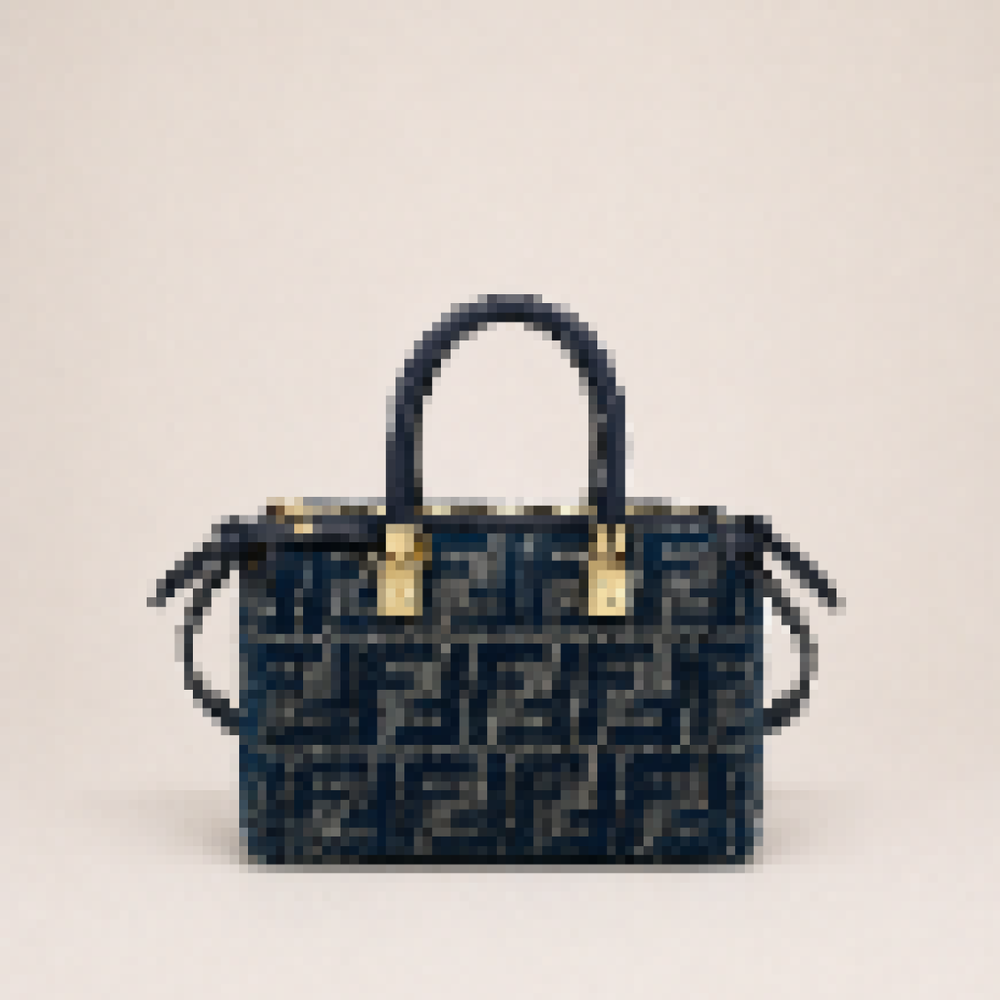 Luxury Mini Top Handle Crossbody Bag with Monogram Canvas – Compact Designer Style Satchel for Women