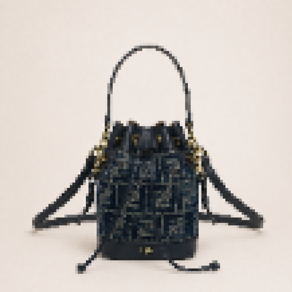 Mini Drawstring Bucket Bag – Luxury Monogram Canvas Crossbody & Top Handle Purse for Women