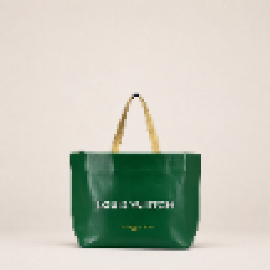 Embossed Shopper Tote Bag – Women's Large Shoulder Handbag with Spacious Interior