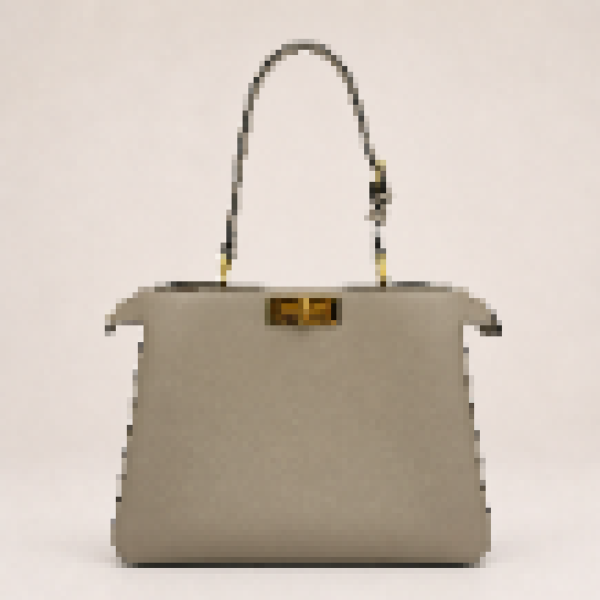 Structured Top Handle Satchel Crossbody Bag with Turn-Lock Closure for Everyday Use