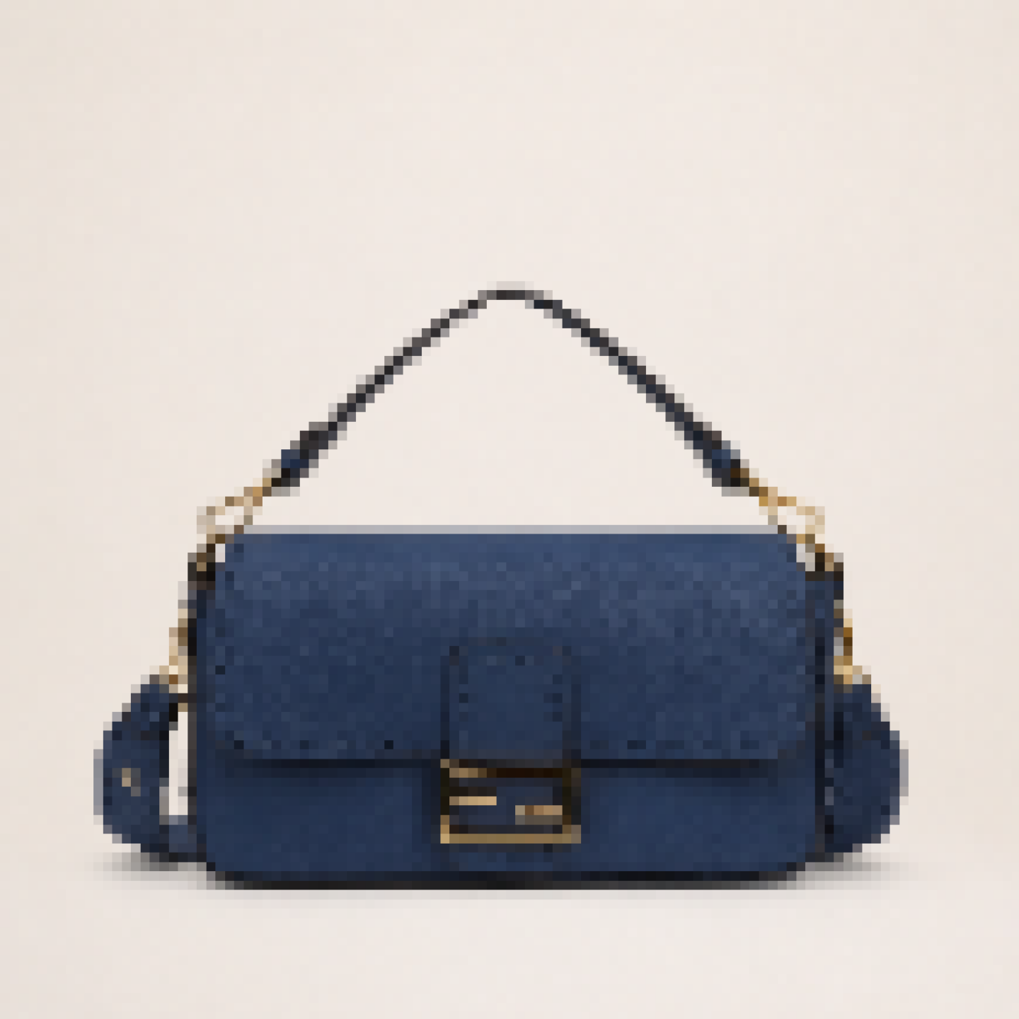 Structured Baguette Shoulder Bag with Adjustable Strap – Mini Crossbody Purse for Everyday Use