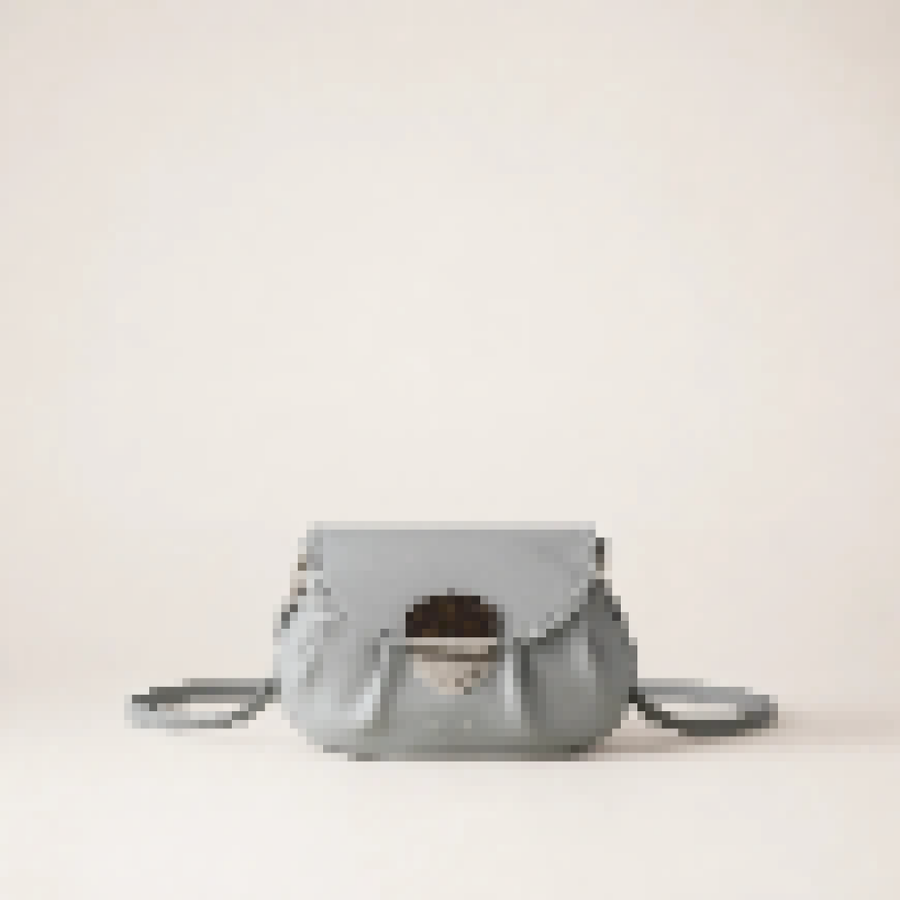 Vintage Inspired Shoulder Bag – Women's Flap Crossbody Purse with Adjustable Strap