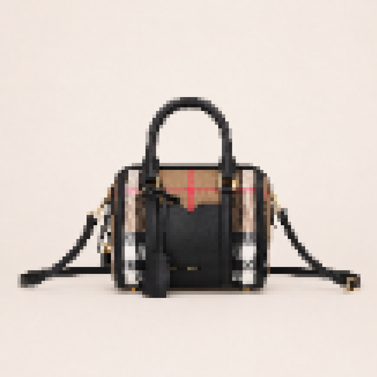 Small Structured Bowling Satchel Crossbody Bag for Everyday Use