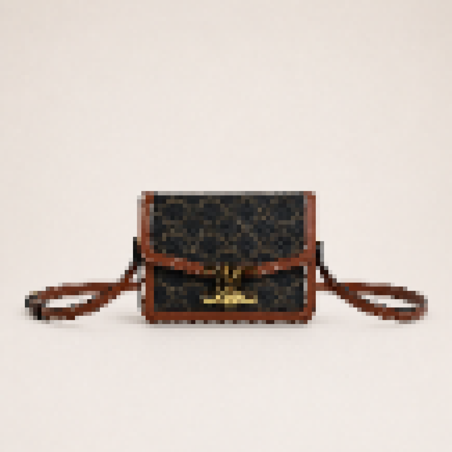 Structured Flap Crossbody Shoulder Bag with Statement Clasp for Everyday Use