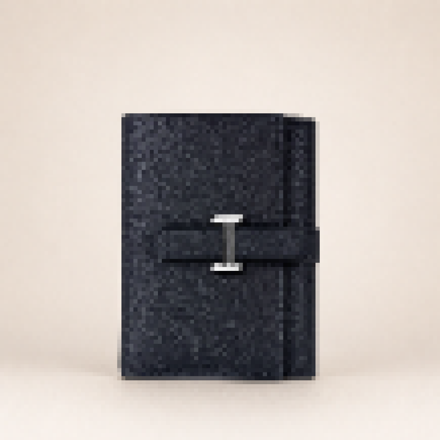 Luxury Compact Leather Wallet – Elegant Snap Closure Card Holder for Men & Women