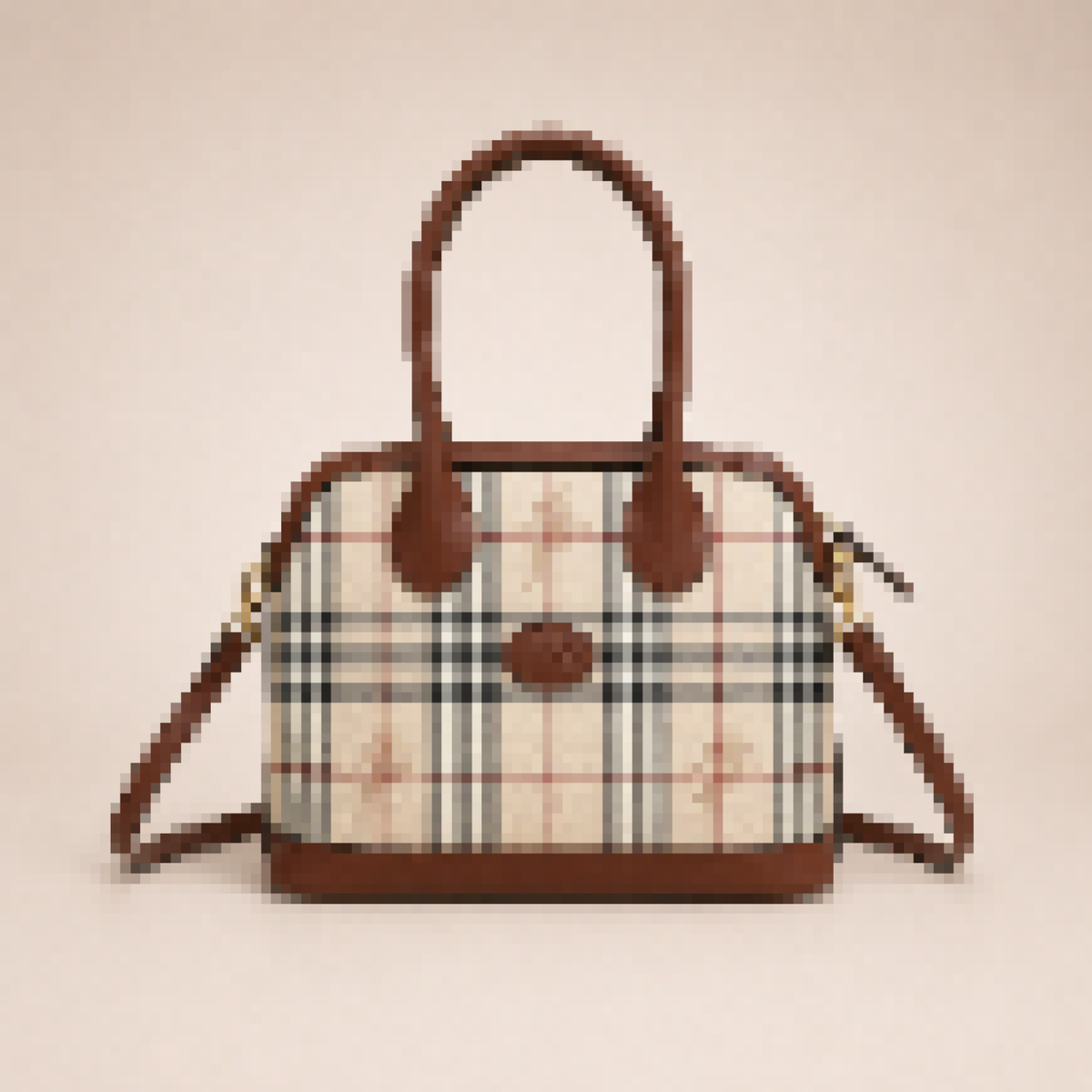 Structured Top Handle Satchel Crossbody Bag with Adjustable Strap for Daily Carry