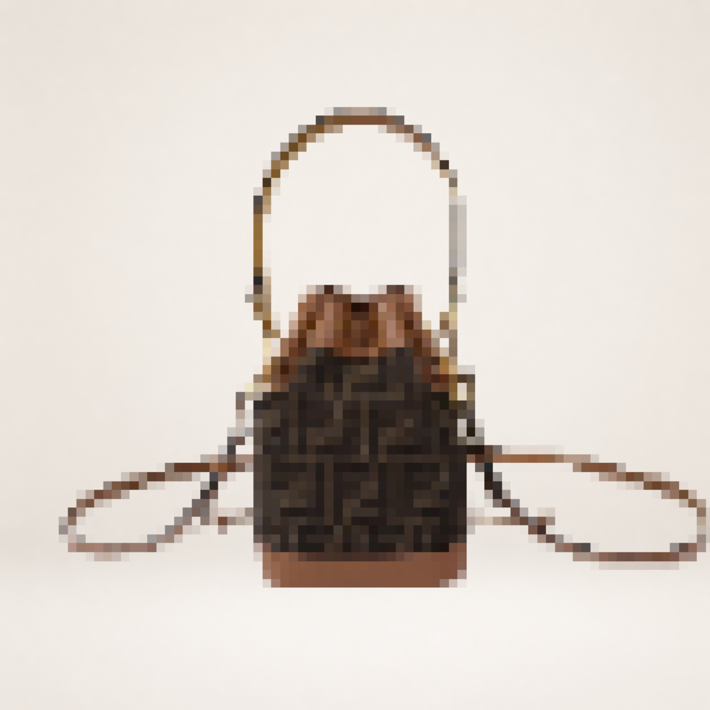 Mini Bucket Bag with Top Handle and Adjustable Strap for Everyday Use