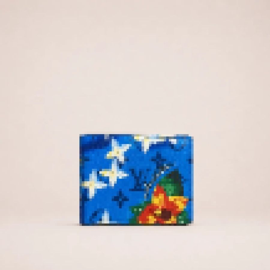 Unisex Printed Bifold Card Holder Wallet – Compact Cash & Card Organizer