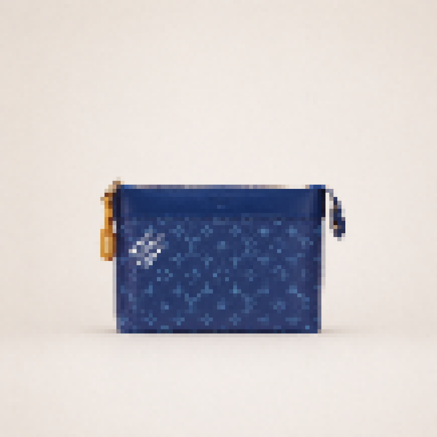 Luxury Mini Zip Pouch – Unisex Monogram Organizer Bag for Daily Essentials, Travel & Accessories