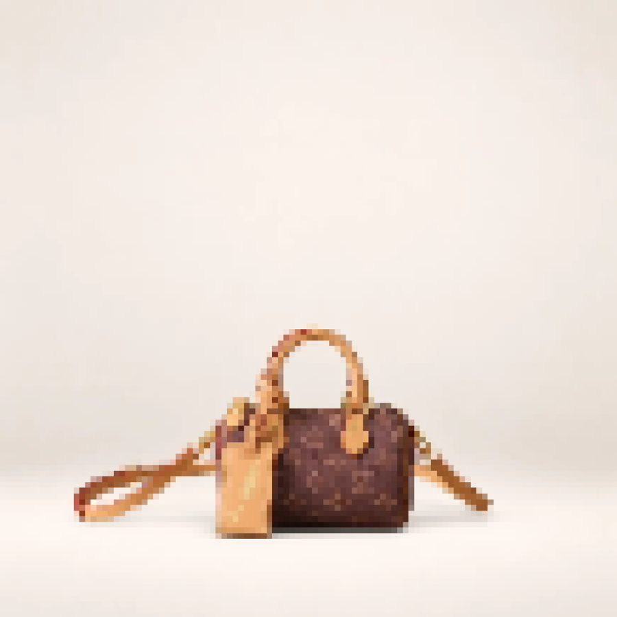 Mini Monogram Boston Bag – Women's Small Top Handle Handbag with Crossbody Strap