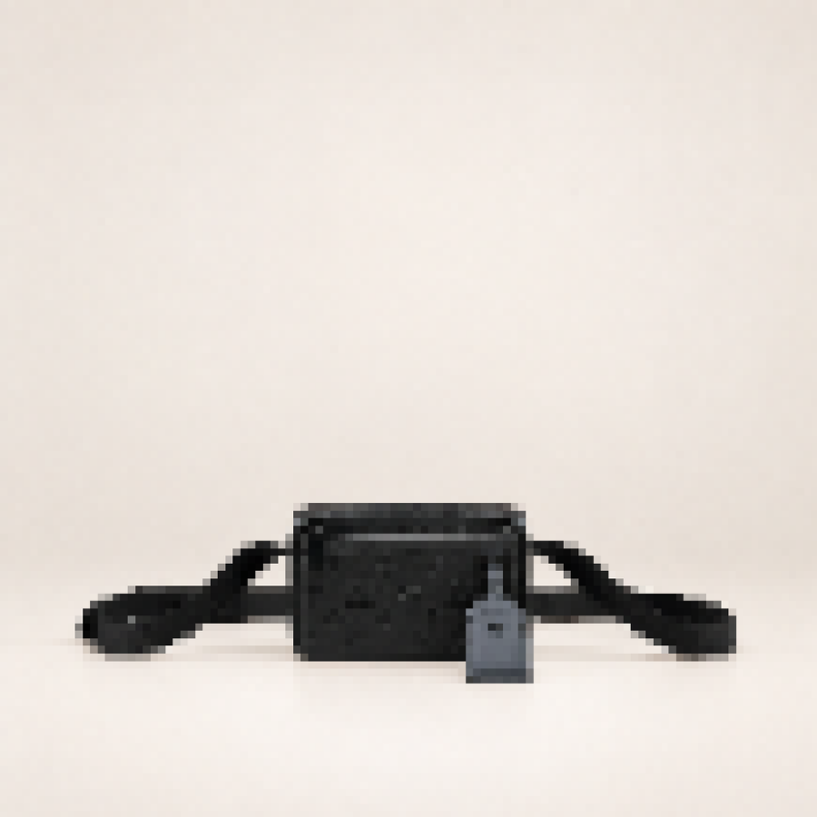 Monogram Wearable Wallet – Unisex Mini Crossbody Phone Bag for Everyday Essentials