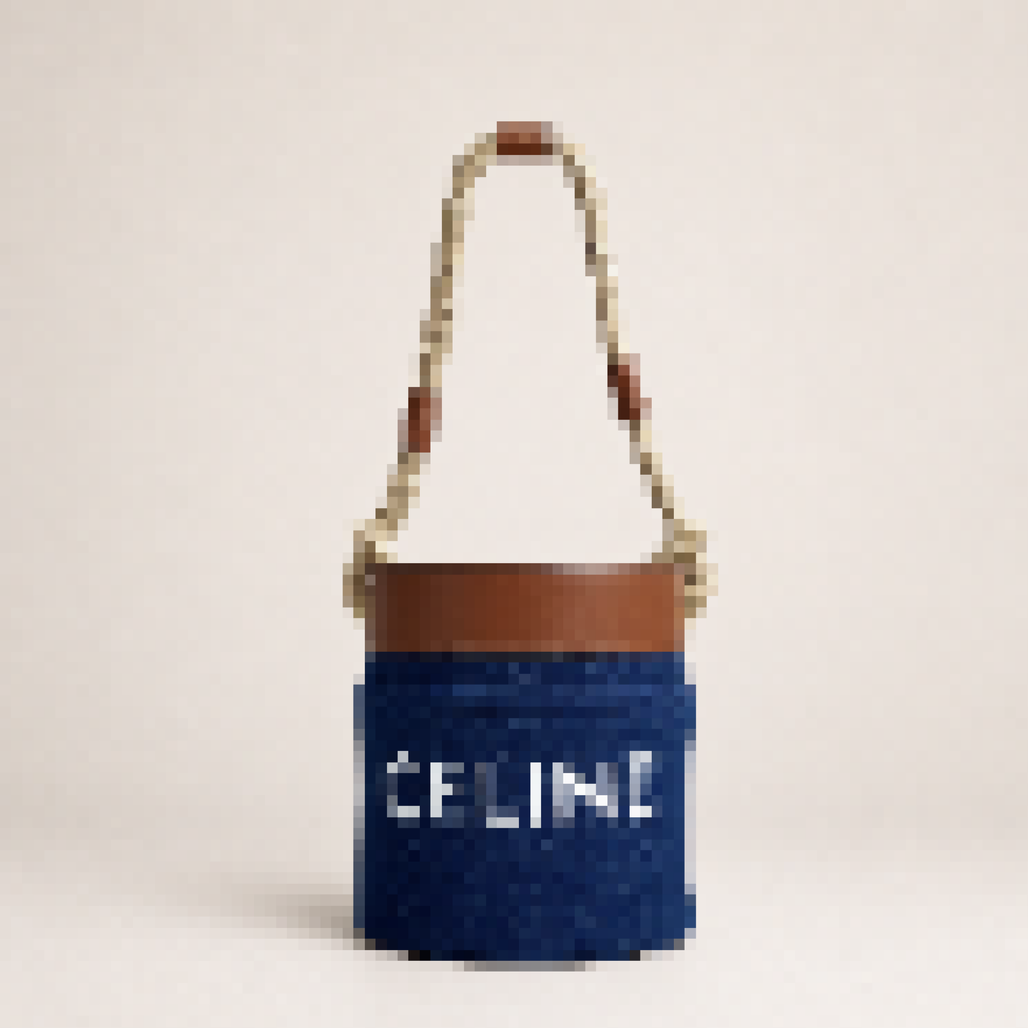 Small Rope Bucket Bag for Everyday and Casual Use