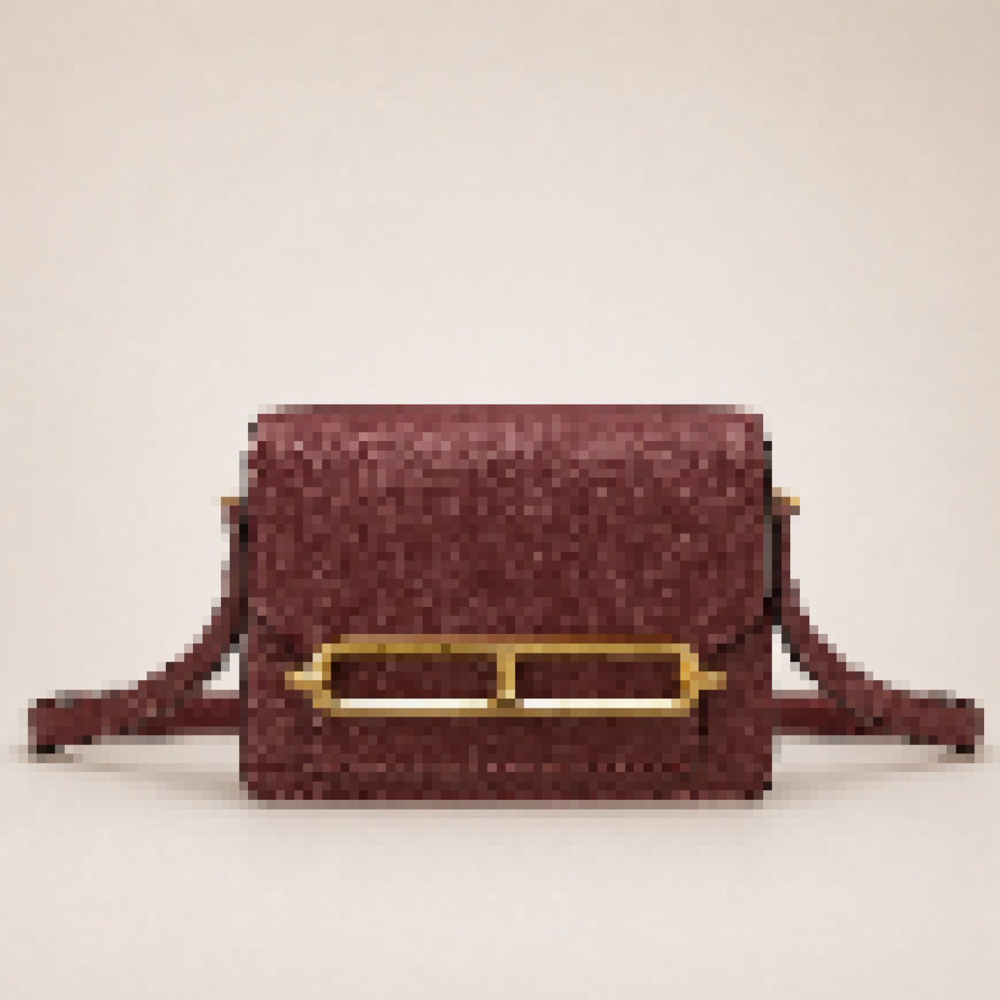 Compact Structured Shoulder Crossbody Bag with Adjustable Strap for Daily Carry