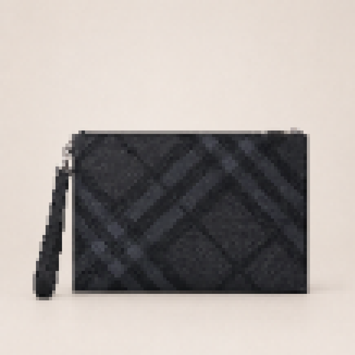 Zip Pouch Clutch Wristlet with Strap for Daily Carry & Travel