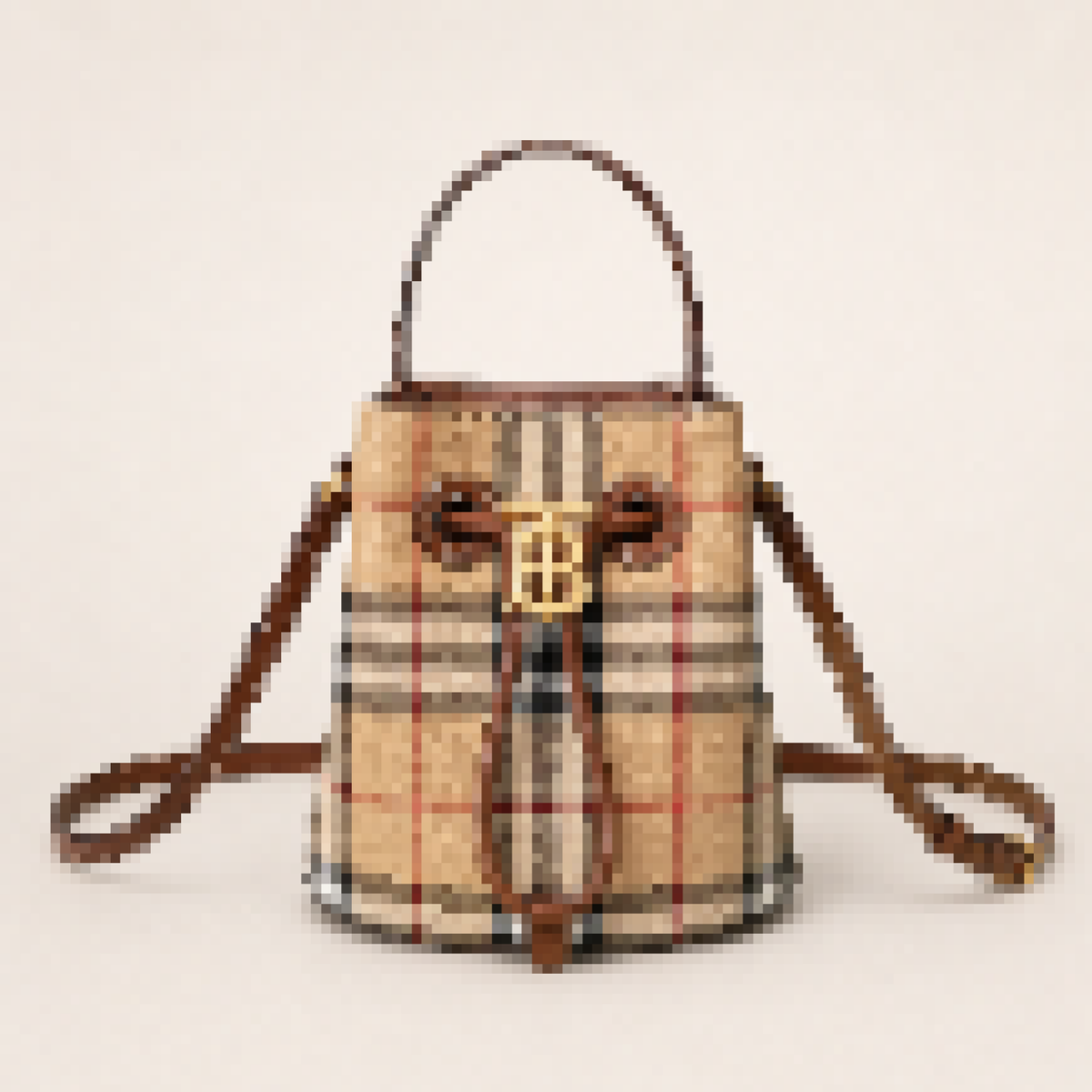 Mini Structured Bucket Bag for Travel & Everyday Use