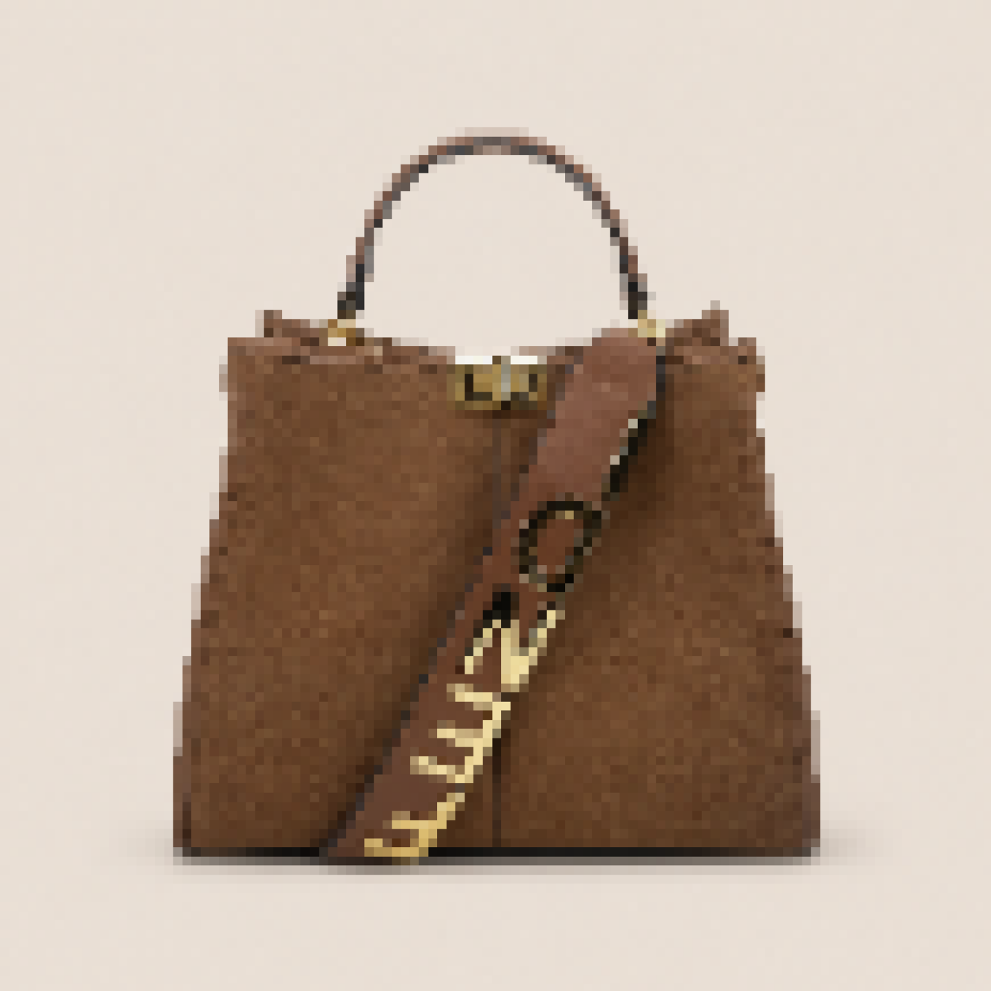 Structured Mini Tote Bag with Top Handle and Lock Closure for Everyday Use
