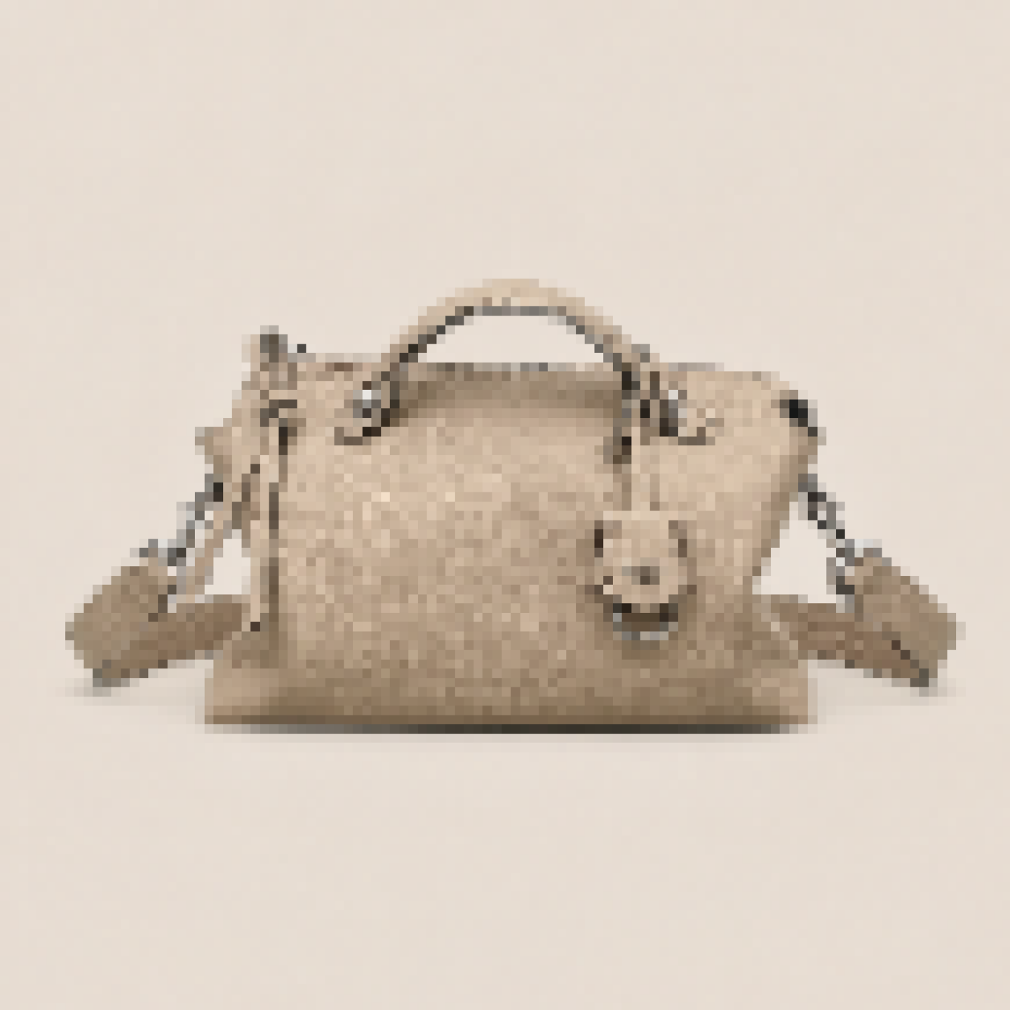 Structured Mini Boston Satchel with Top Handle and Adjustable Strap for Everyday Use