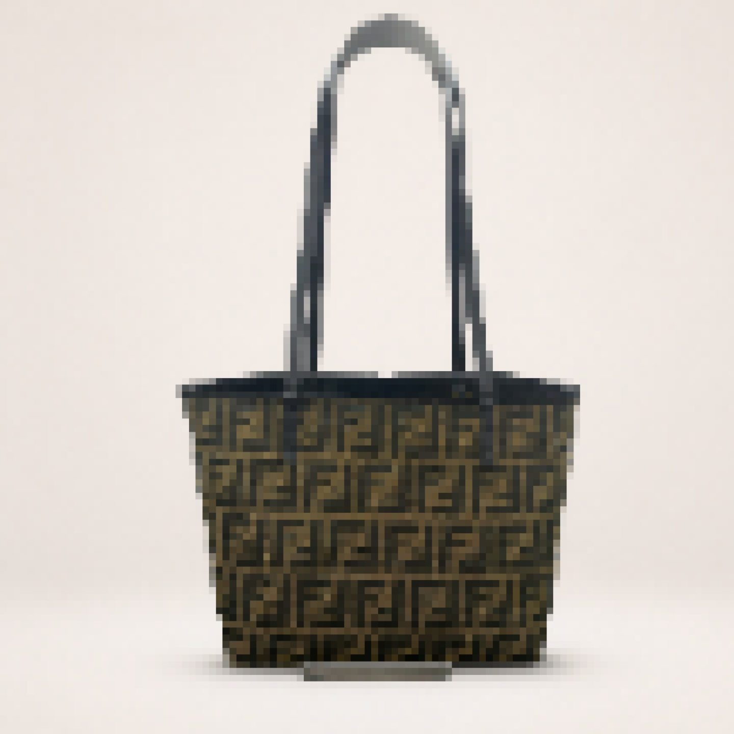 Compact Denim Shoulder Tote – Structured Everyday Carryall Bag