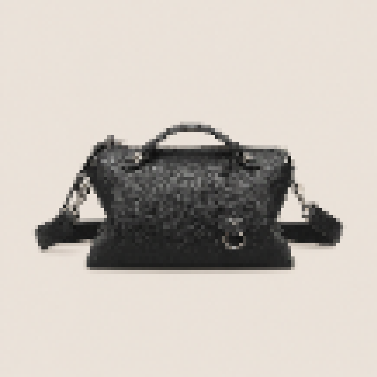 Structured Mini Boston Satchel with Top Handle and Adjustable Strap for Everyday Use