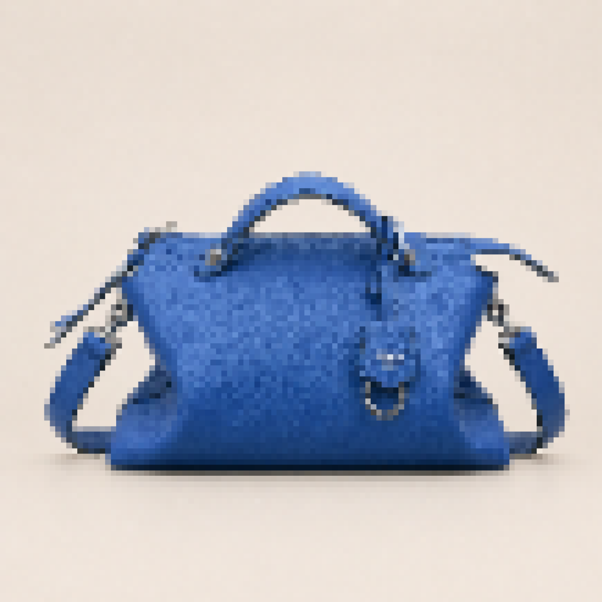 Structured Mini Boston Satchel with Top Handle and Adjustable Strap for Everyday Use
