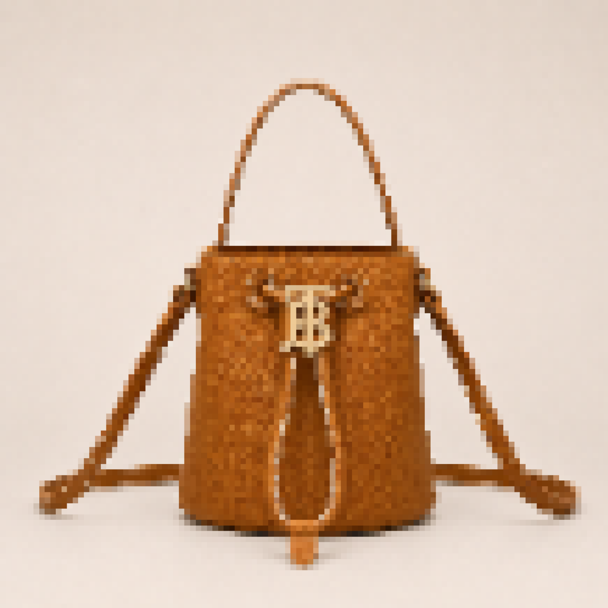 Mini Structured Bucket Bag for Travel & Everyday Use
