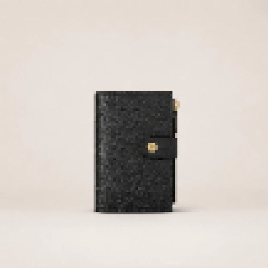 Unisex Compact Bifold Wallet with Zip Coin Pocket, Card Slots and Snap Closure