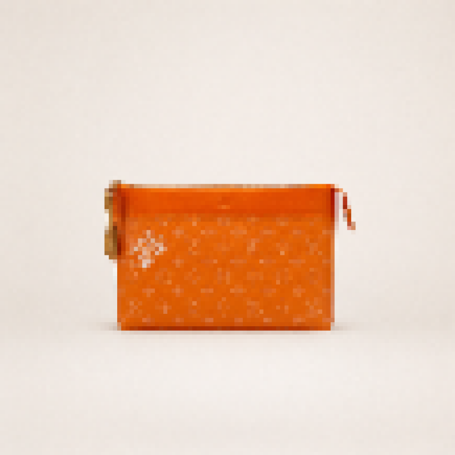 Luxury Mini Zip Pouch – Unisex Monogram Organizer Bag for Daily Essentials, Travel & Accessories