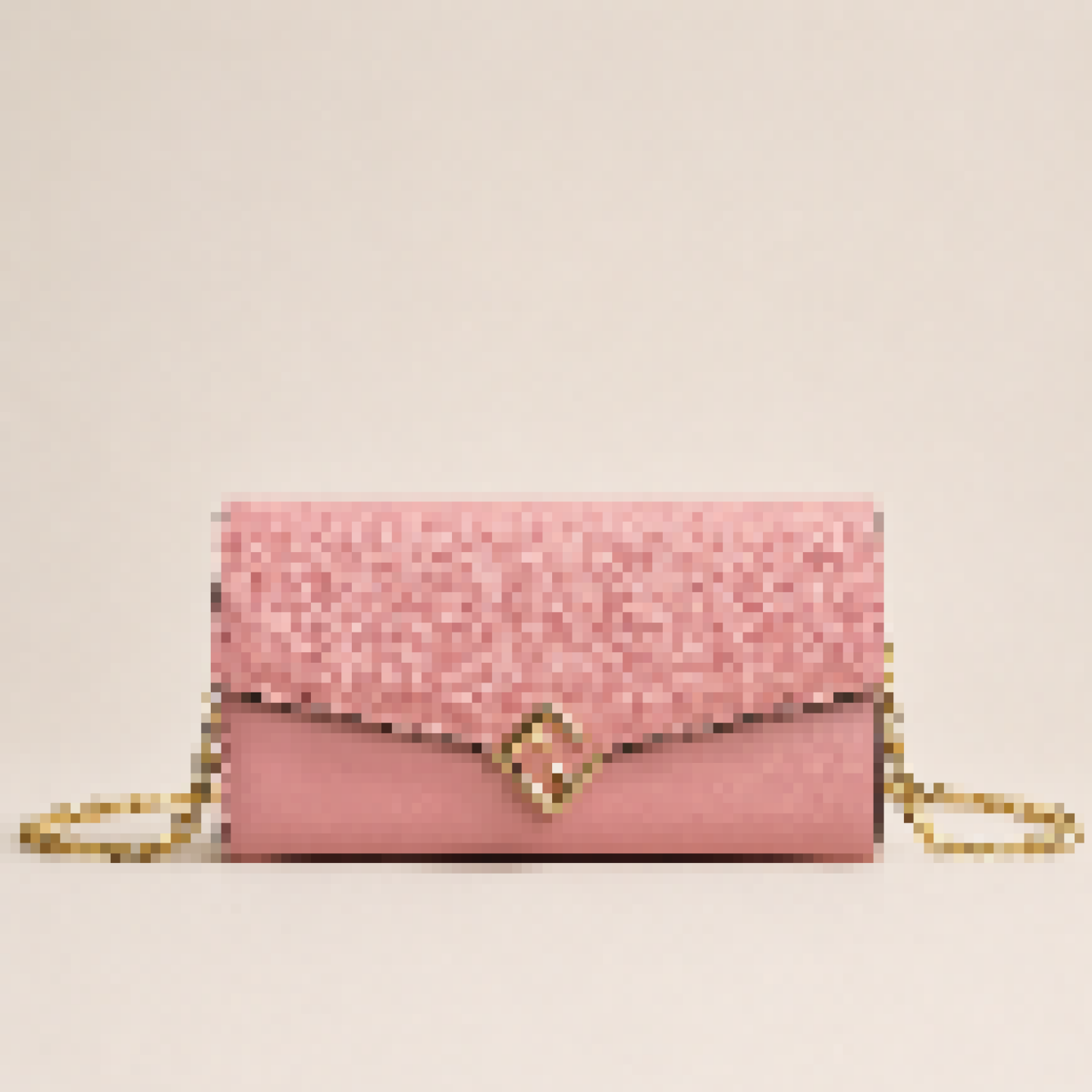 Chain Crossbody Continental Wallet with Multiple Compartments for Daily Carry
