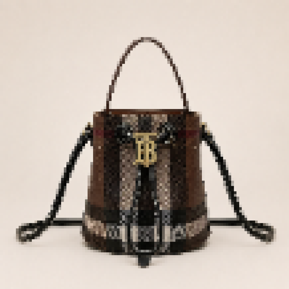 Mini Structured Bucket Bag for Travel & Everyday Use