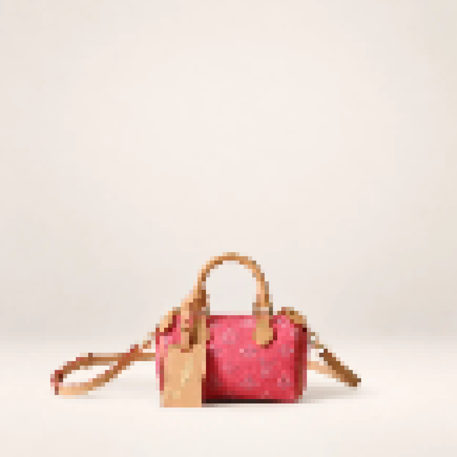 Mini Monogram Boston Bag – Women's Small Top Handle Handbag with Crossbody Strap