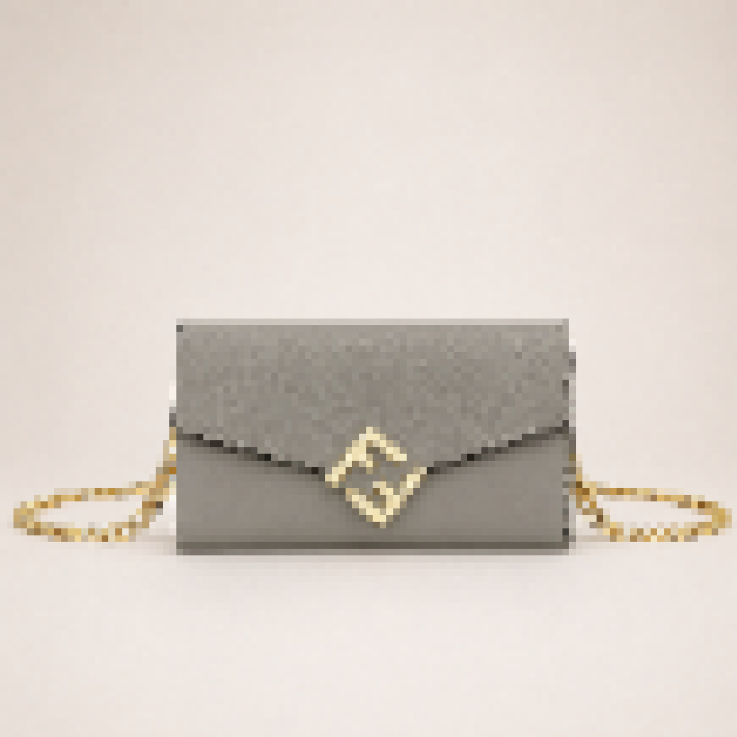 Chain Crossbody Continental Wallet with Multiple Compartments for Daily Carry