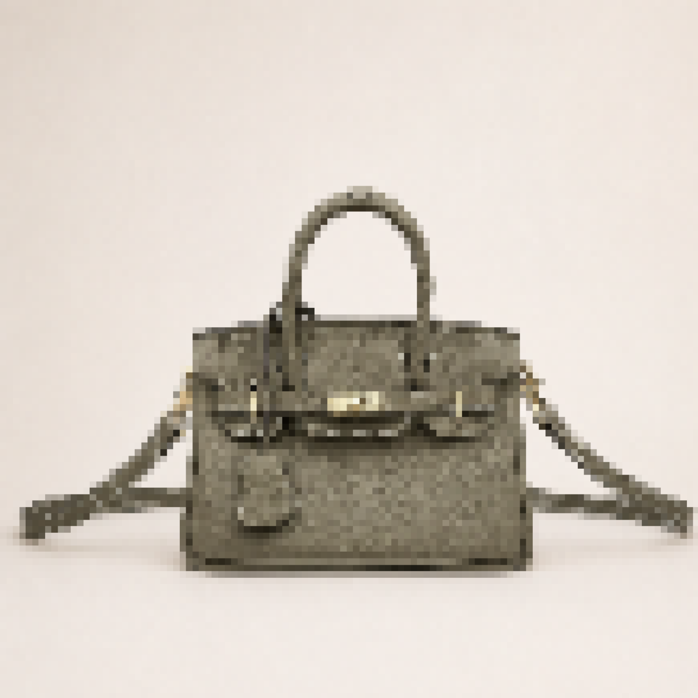 Compact Top Handle Satchel Crossbody Bag with Adjustable Strap for Daily Carry