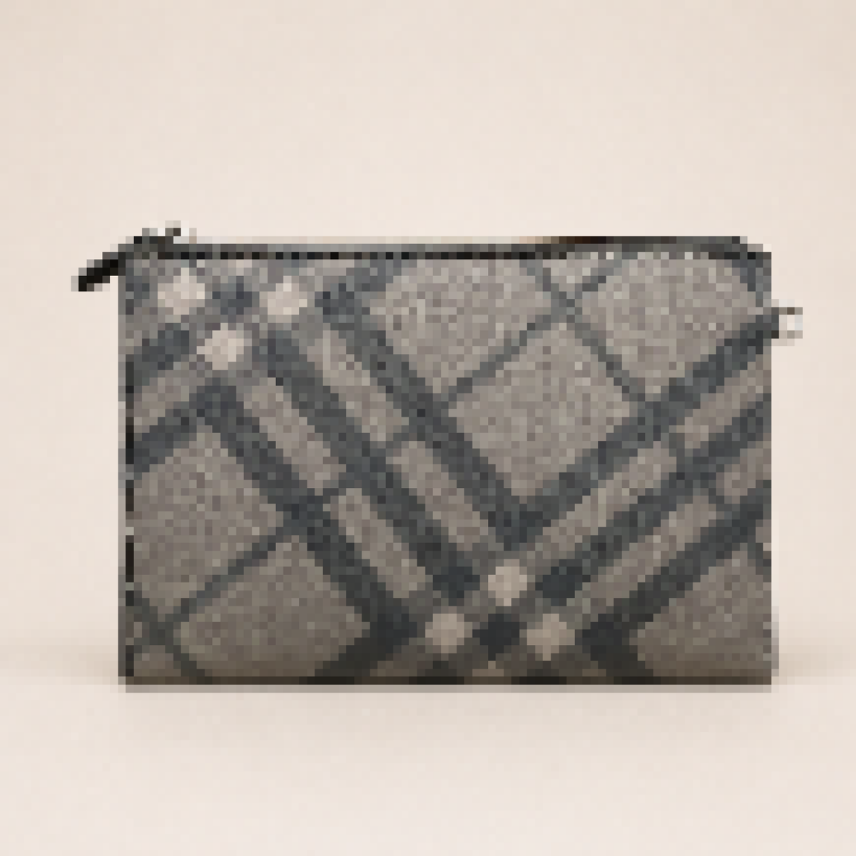 Lightweight Handheld Pouch Clutch Bag with Zip Closure for Everyday Carry