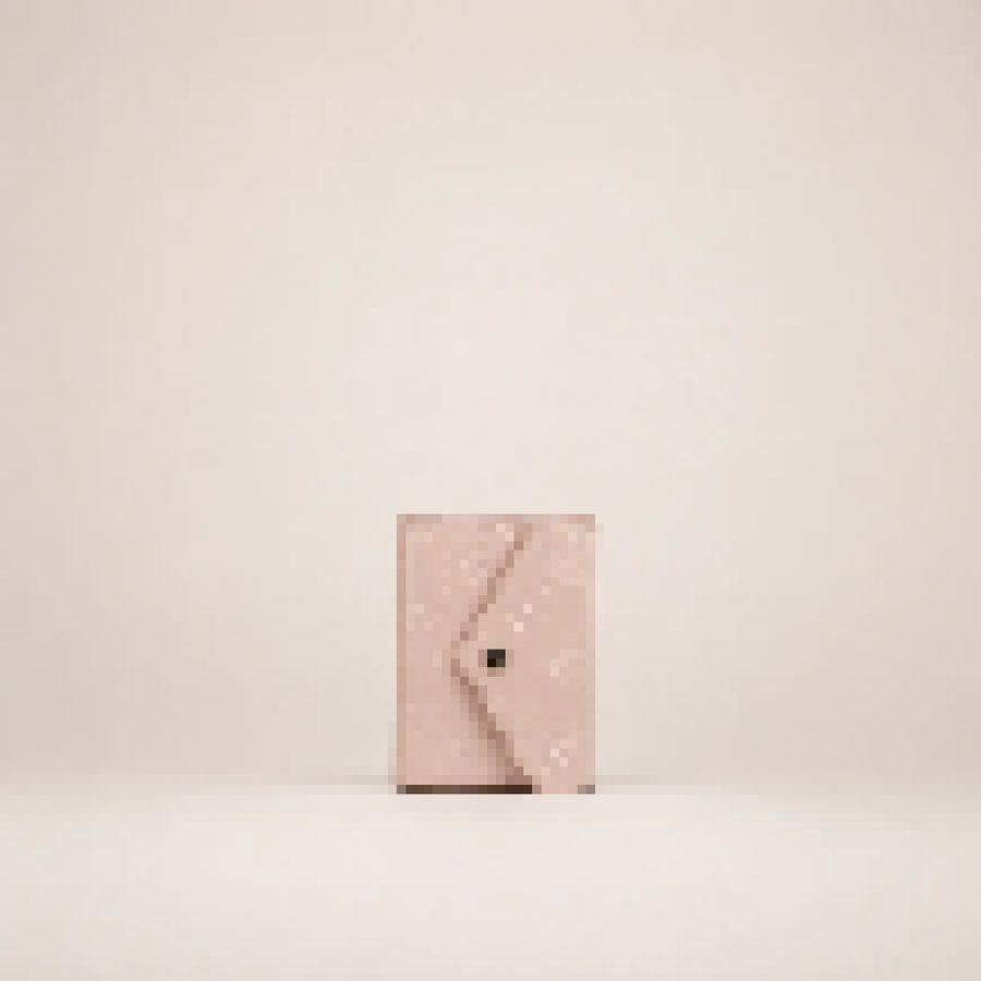 Embossed Compact Trifold Wallet – Elegant Mini Wallet with Textured Design & Multiple Card Slots