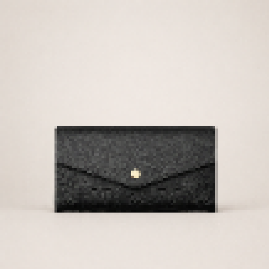 Luxury Textured Leather Long Wallet for Women, Slim Continental Clutch Purse with Gold Hardware, Elegant Everyday Card Holder Organizer