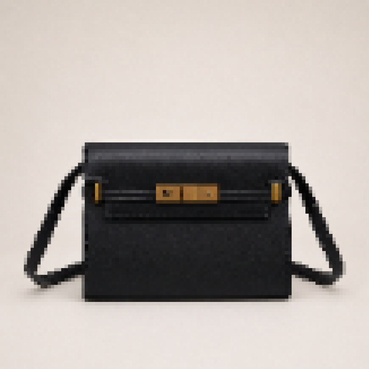 Small Structured Shoulder Crossbody Bag with Adjustable Strap for Daily Carry
