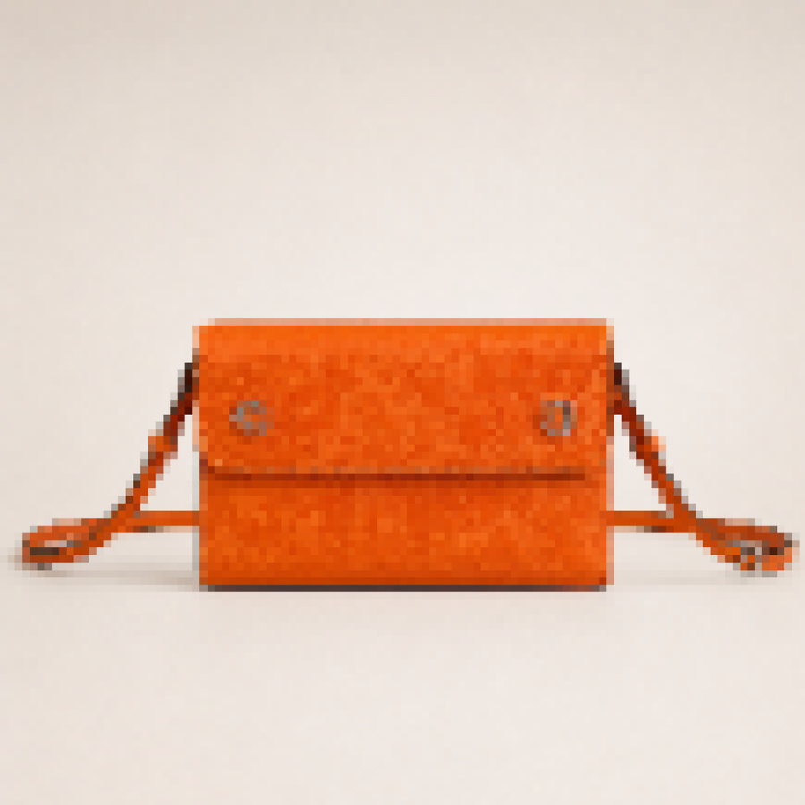 Luxury Leather Snap Closure Wallet Crossbody – Elegant Long Phone Wallet with Detachable Strap