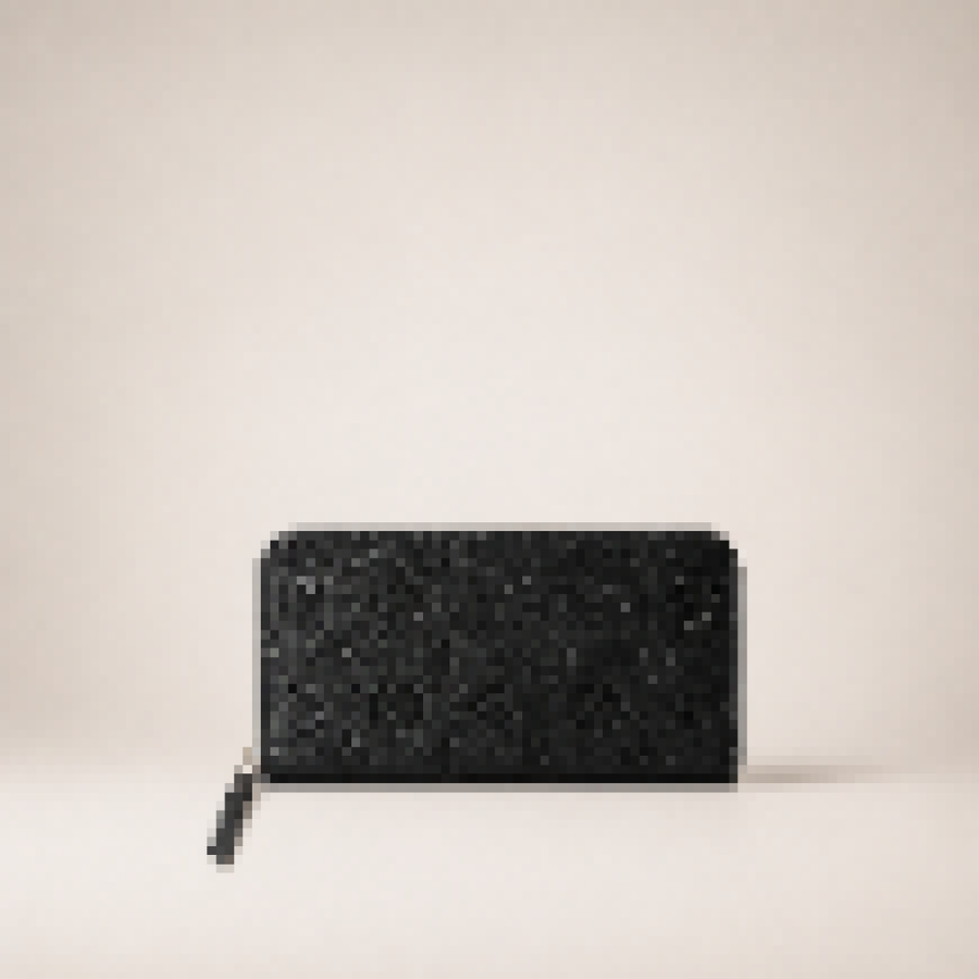 Elegant Zip Around Wallet for Women – Large Capacity Leather Continental Wallet with Multiple Card Slots and Secure Closure