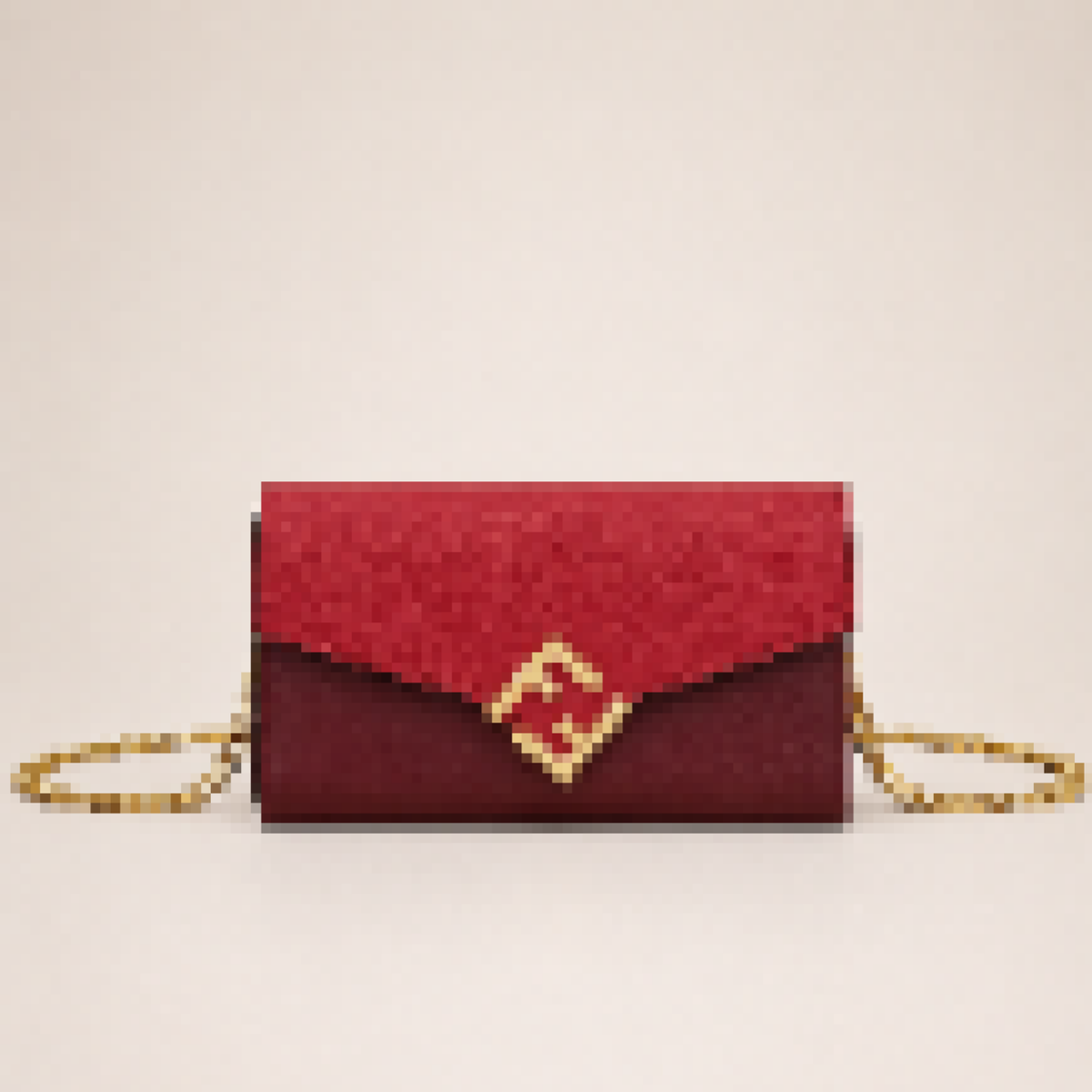 Chain Crossbody Continental Wallet with Multiple Compartments for Daily Carry