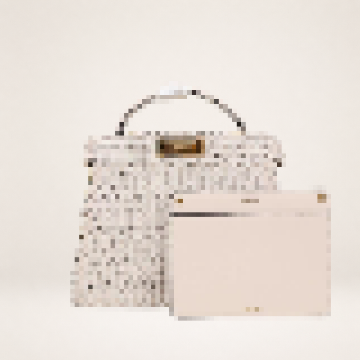 Structured Top Handle Bag with Detachable Strap for Everyday Use