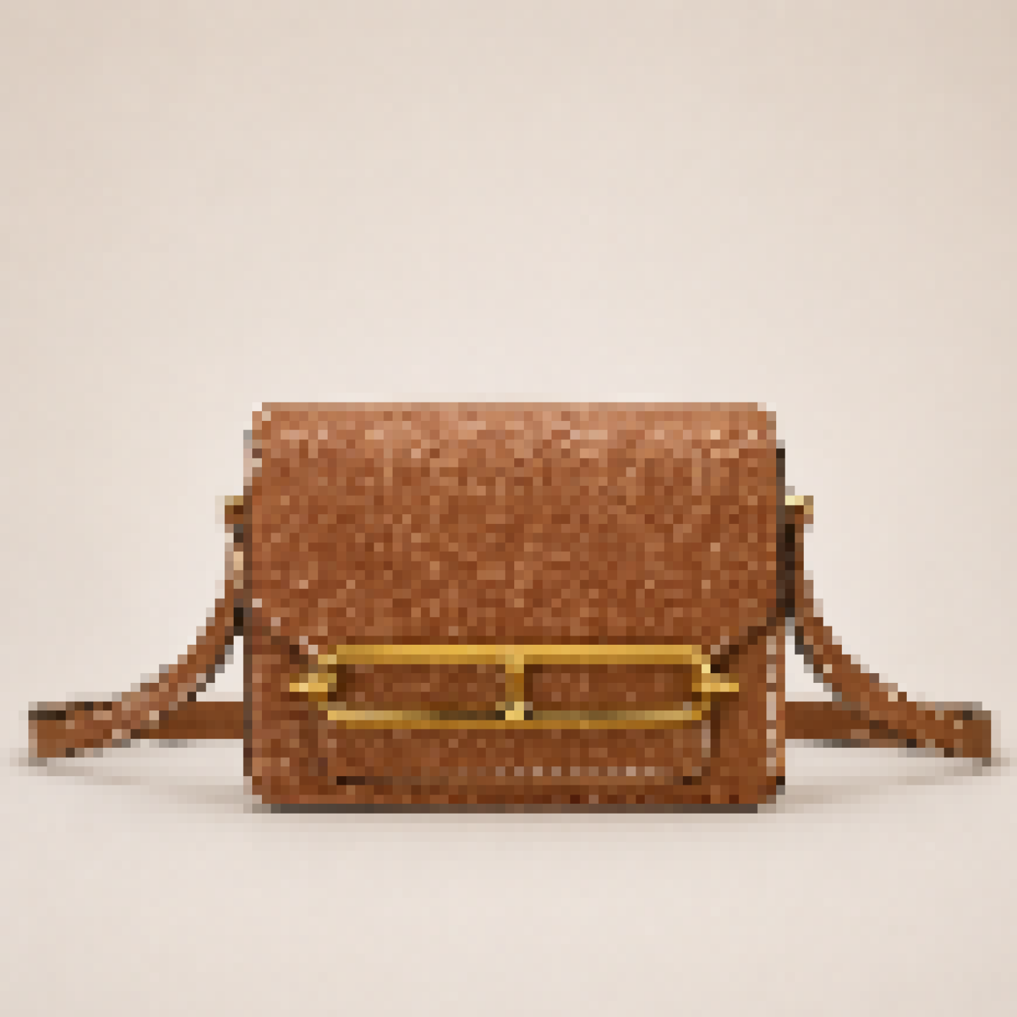 Compact Structured Shoulder Crossbody Bag with Adjustable Strap for Daily Carry